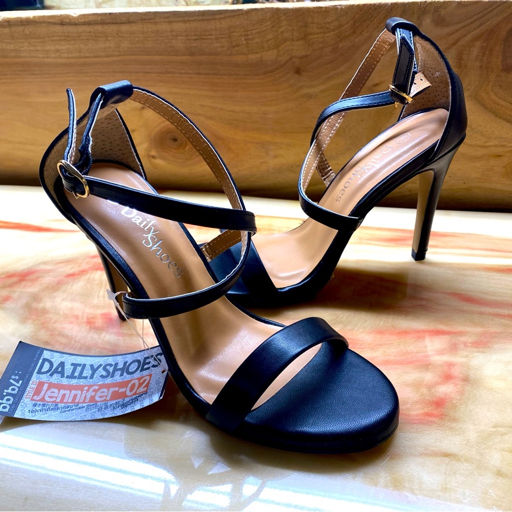 Daily Shoes Ankle Strap Heel
